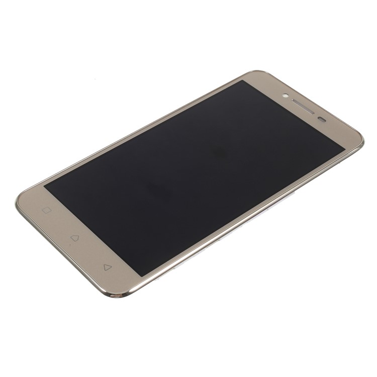 OEM LCD Screen and Digitizer Assembly + Frame Repair Part for Lenovo Lemon 3s - Gold-4