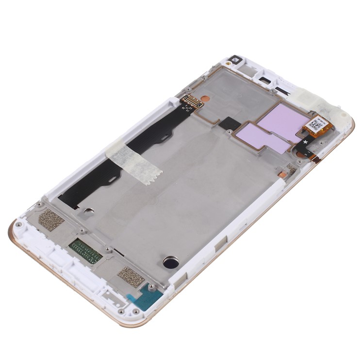 OEM LCD Screen and Digitizer Assembly + Frame Repair Part for Lenovo Lemon 3s - Gold-5