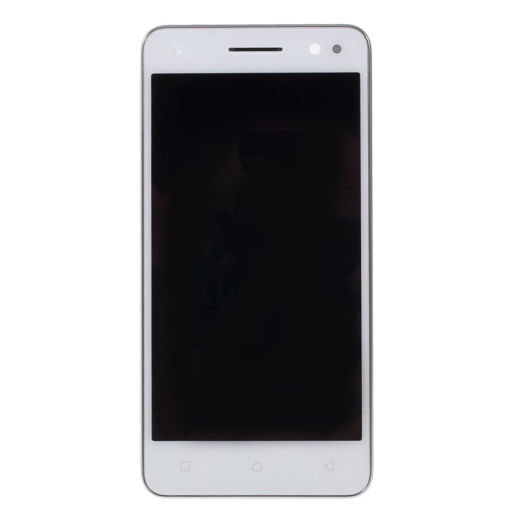 OEM LCD Screen and Digitizer Assembly + Frame Replacement for Lenovo Vibe S1 Lite - White / Silver-2