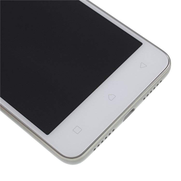 OEM LCD Screen and Digitizer Assembly + Frame Replacement for Lenovo Vibe S1 Lite - White / Silver-5
