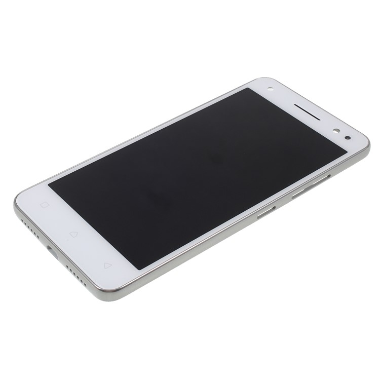 OEM LCD Screen and Digitizer Assembly + Frame Replacement for Lenovo Vibe S1 Lite - White / Silver-6