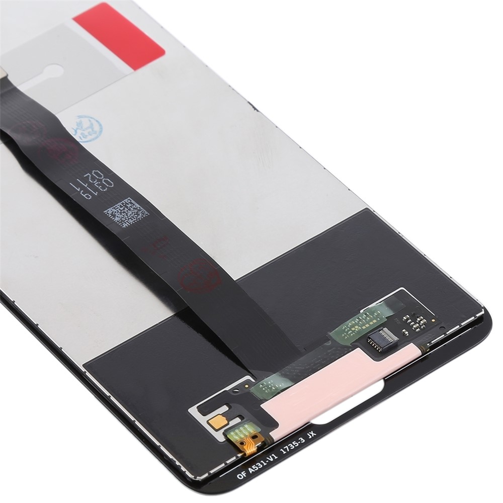 LCD Screen and Digitizer Assembly Spare Part for Huawei P20 (Non-OEM Screen Glass Lens, OEM Other Parts) - Black-3