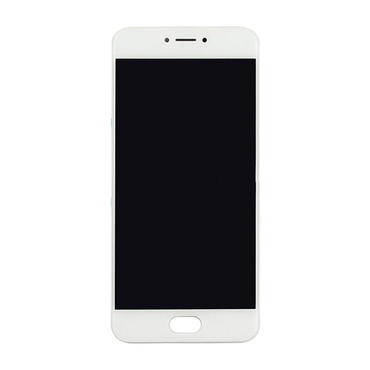 LCD Screen and Digitizer Assembly + Frame Replacement for Meizu Pro 6 - White-2