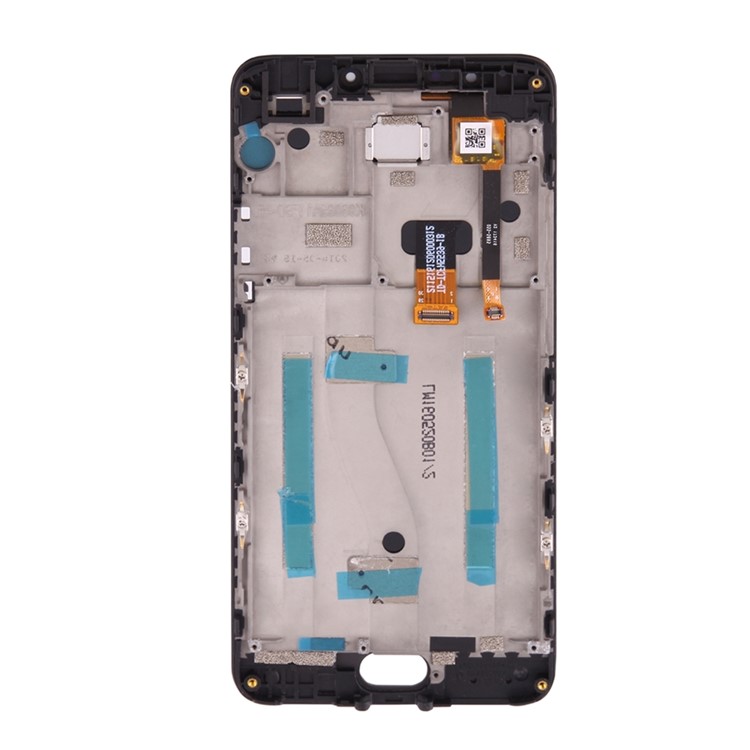 LCD Screen and Digitizer Assembly + Frame Part for Meizu m3 note (M681H) - Black-3