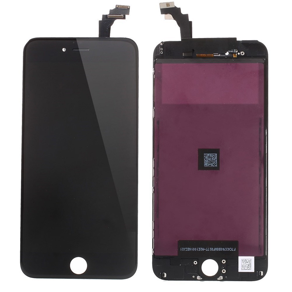 LCD Screen and Digitizer Assembly with Frame for iPhone 6 Plus 5.5 (Made by China Manufacturer, Sharp Glass) - Black-1