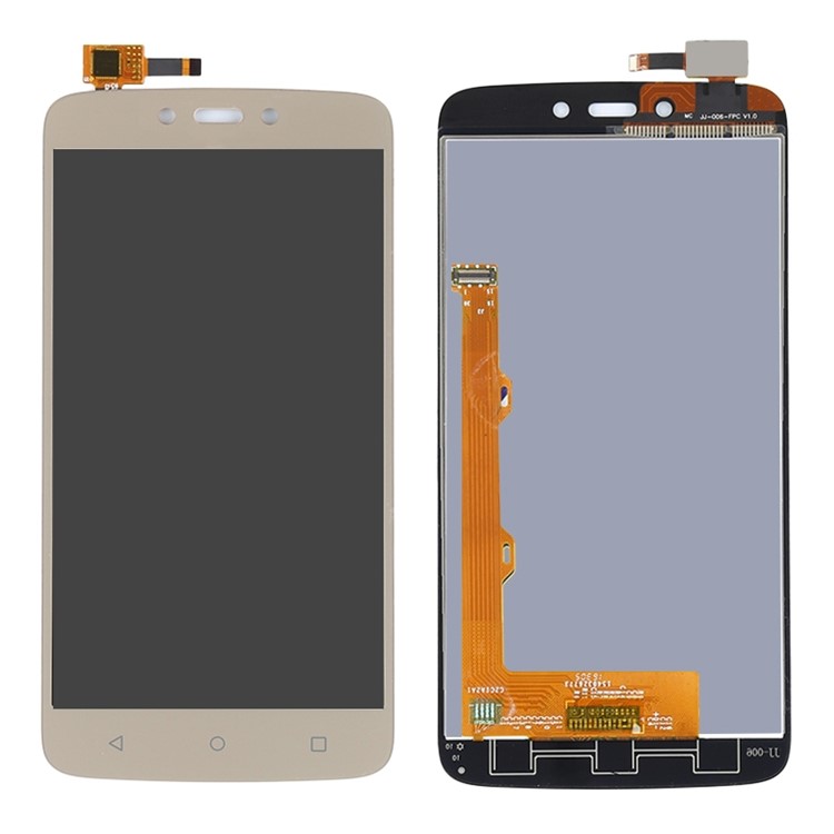 LCD Screen and Digitizer Assembly Part Replacement for Motorola Moto C Plus - Gold-1