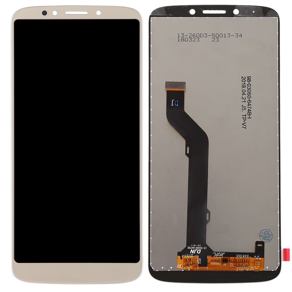 Écran LCD Pièce de Réparation D'assemblage D'écran et de Numériseur Pour Motorola Moto E5 Plus (version Ue) - or