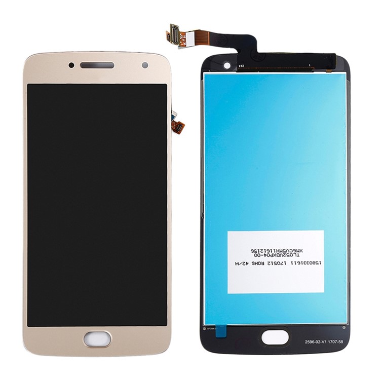 LCD Screen and Digitizer Assembly Part Replacement for Motorola Moto G5 Plus - Gold-1