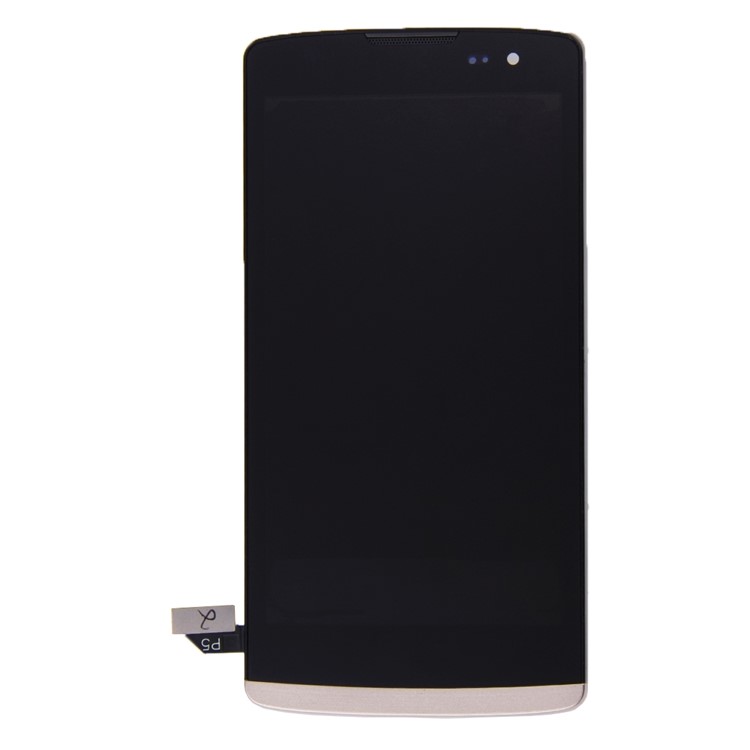 For LG Leon LCD Screen and Digitizer Assembly + Frame Replacement Part - Gold-2