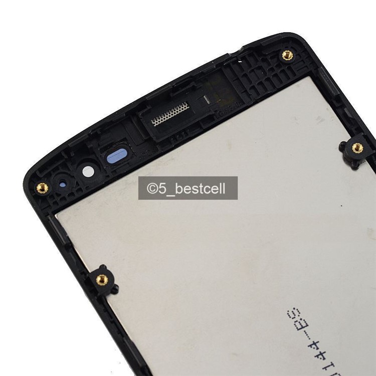 For LG Leon LCD Screen and Digitizer Assembly + Frame Replacement Part - Gold-7