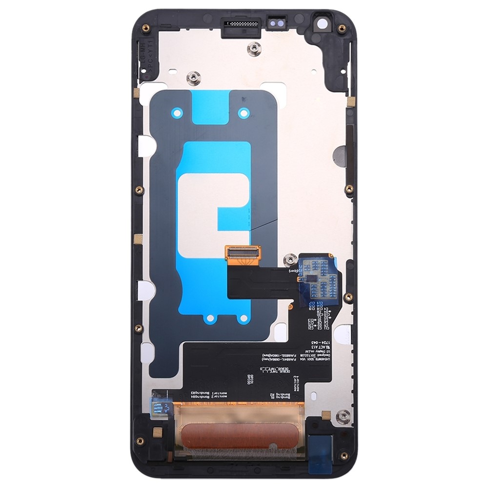 LCD Screen and Digitizer Assembly with Frame for LG Q6 - Black-3