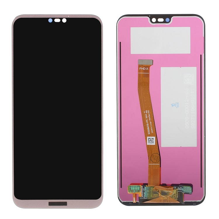 LCD Screen and Digitizer Assembly + Frame Part for Huawei P20 Lite / Nova 3e - Pink-1