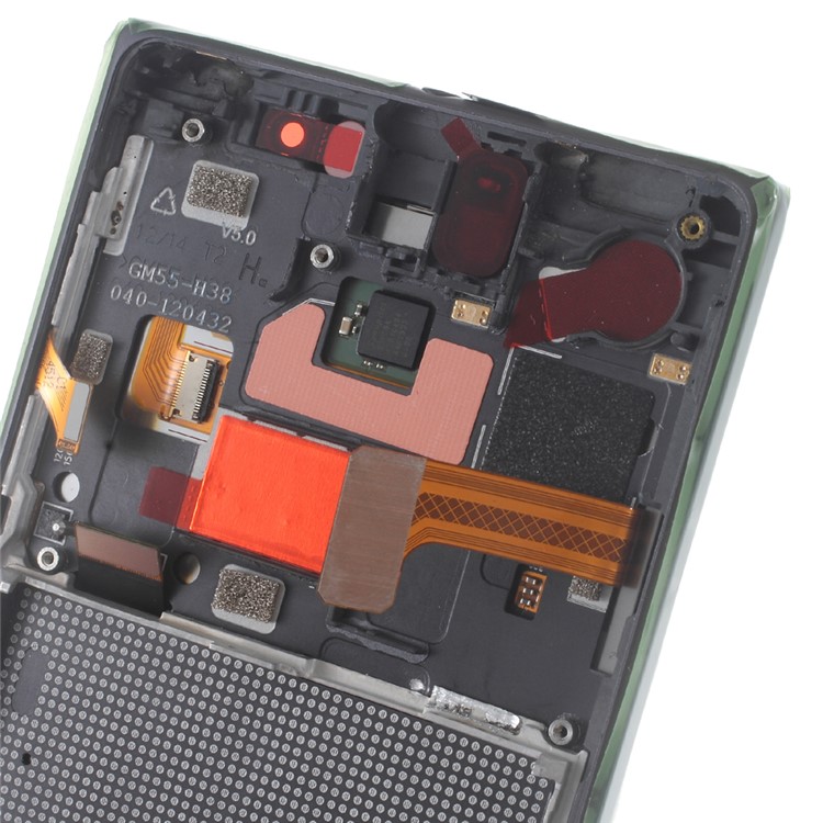 LCD Screen and Digitizer Assembly with Front Housing for Nokia Lumia 830 - Black-2