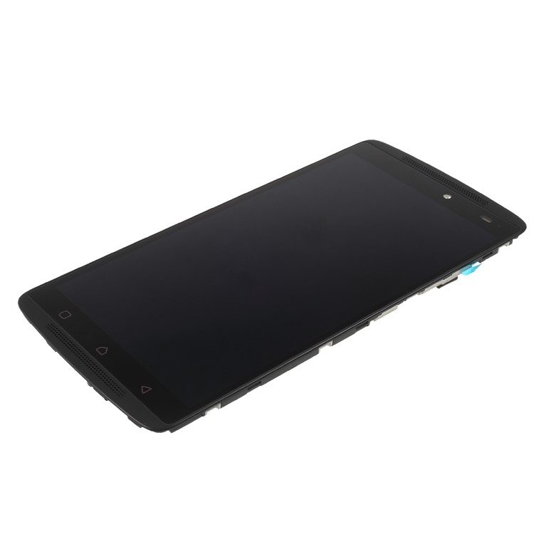 OEM LCD Screen and Digitizer Assembly with Frame for Lenovo K4 note / A7010 - Black-4