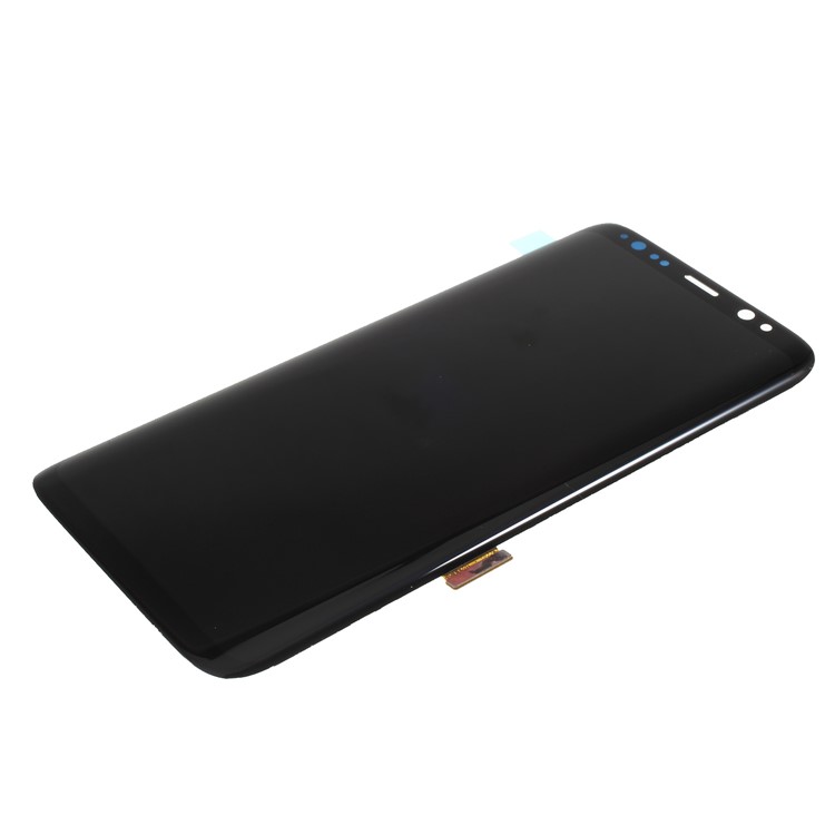 OEM LCD Screen and Digitizer Assembly with Adhesive Sticker + Disassemble Repair Opening Tool Kit for Samsung Galaxy S8 G950-4