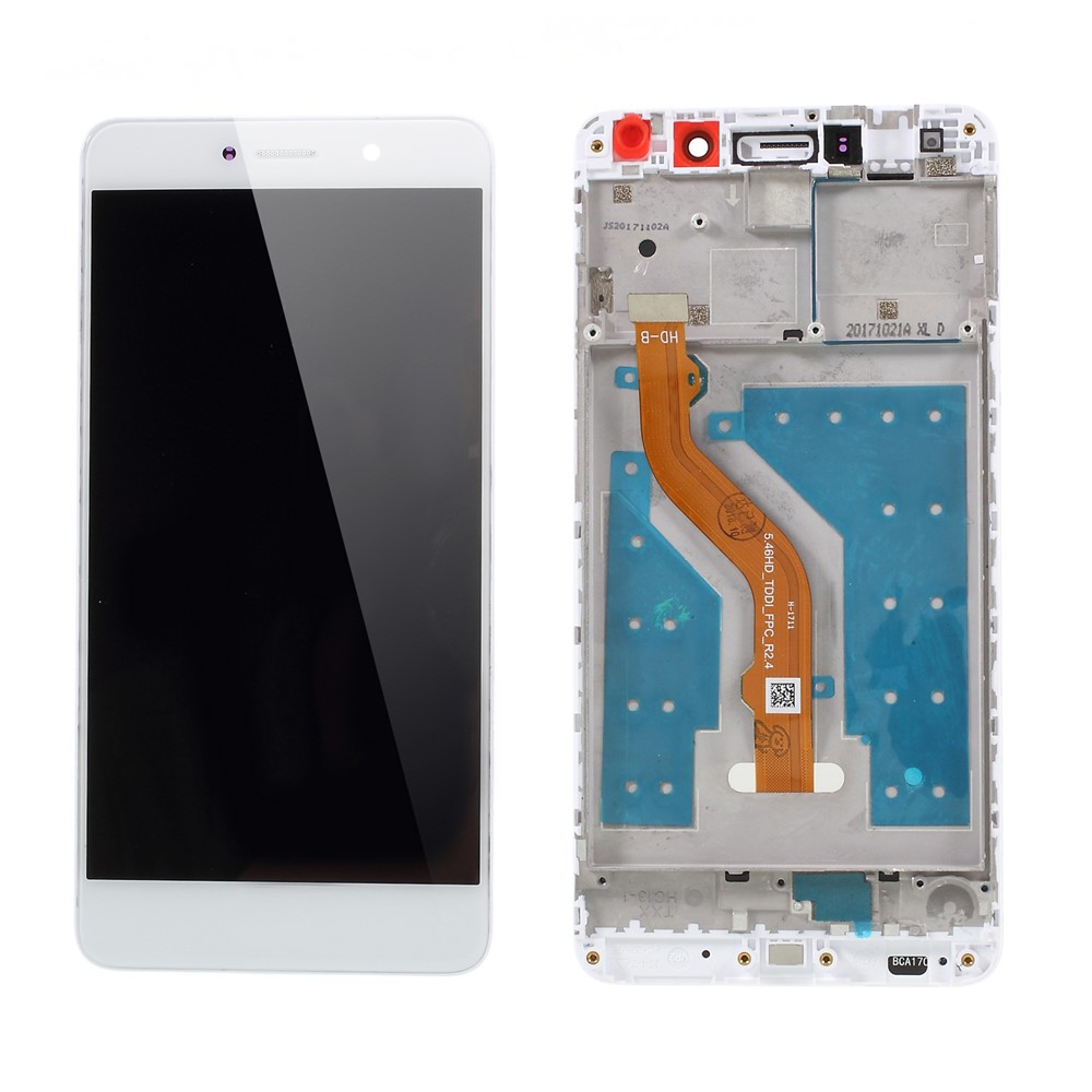 LCD Screen and Digitizer Assembly + Frame Repalcement for Huawei mate 9 lite - White-1