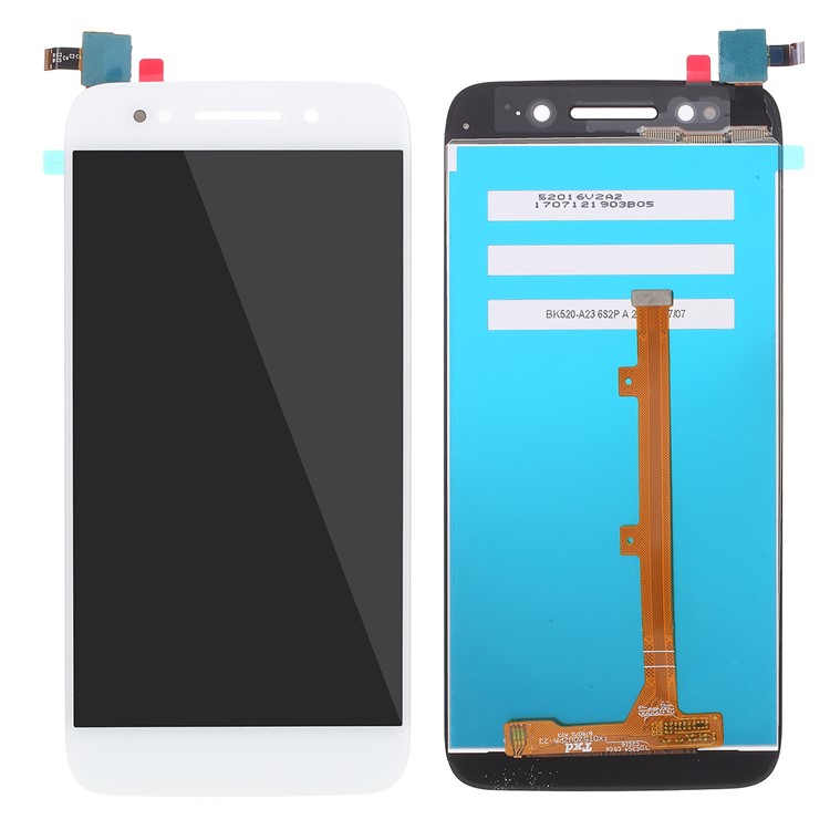 OEM LCD Screen and Digitizer Assembly Replacement for Alcatel Idol 5 / 6058 - White-1