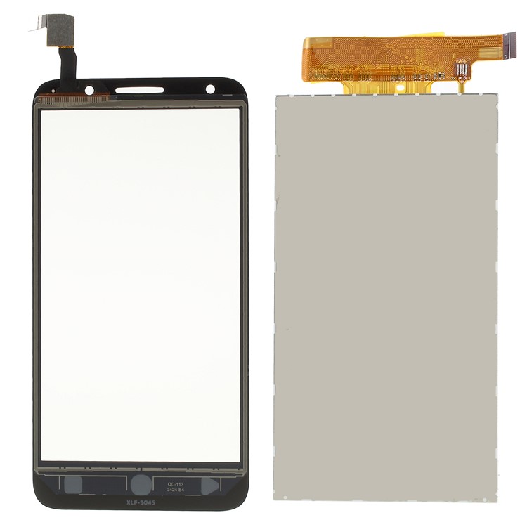OEM Digitizer Touch Screen Glass + LCD Screen and Digitizer Assembly for Alcatel Pixi 4 (5) 4G 5045 - Black-3