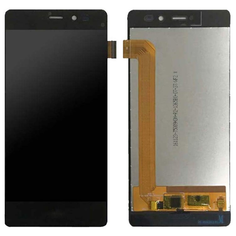 LCD Screen and Digitizer Assembly Part Replacement for Wiko Tommy - Black-1