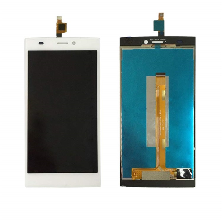 LCD Screen and Digitizer Assembly Replace Part for Wiko Ridge 4G - White-1