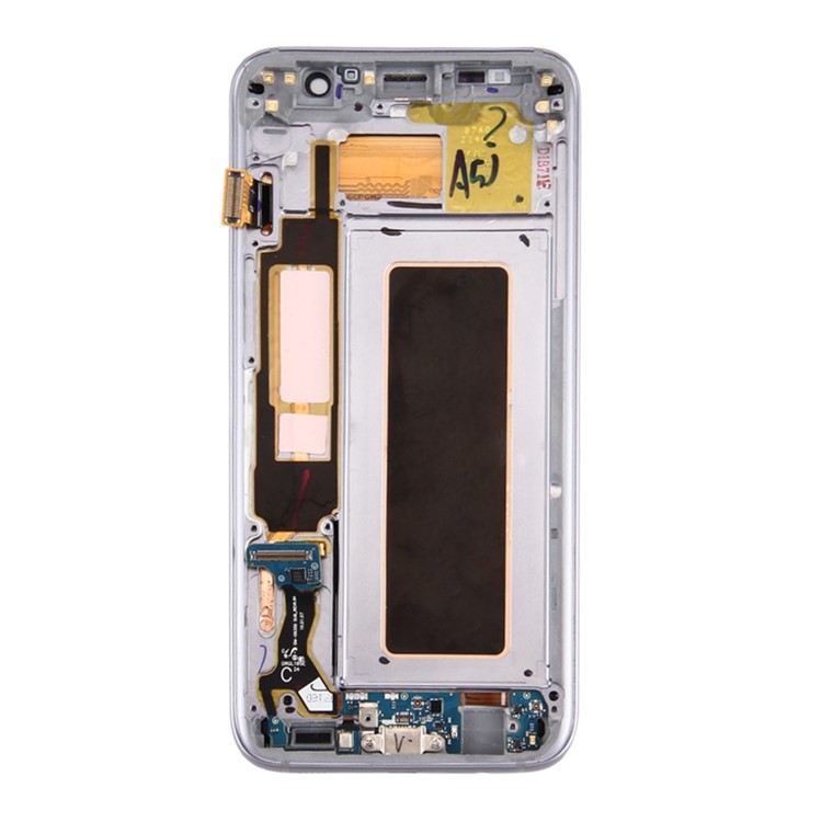 LCD Screen and Digitizer Assembly + Frame + Small Parts for Samsung Galaxy S7 edge G935 - Black-3