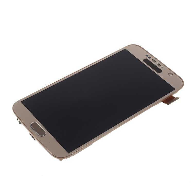 ЖК-экран И Цифровая Сборка Часть + Рамка (версия TFT) Для Samsung Galaxy S6 SM-G920 - Золото-2
