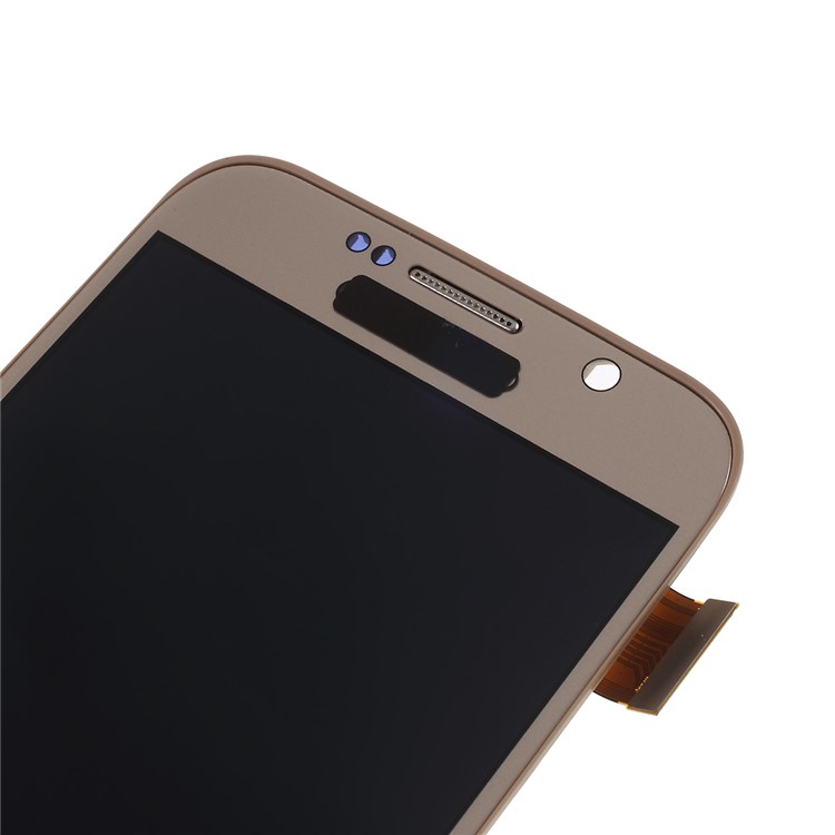 ЖК-экран И Цифровая Сборка Часть + Рамка (версия TFT) Для Samsung Galaxy S6 SM-G920 - Золото-4