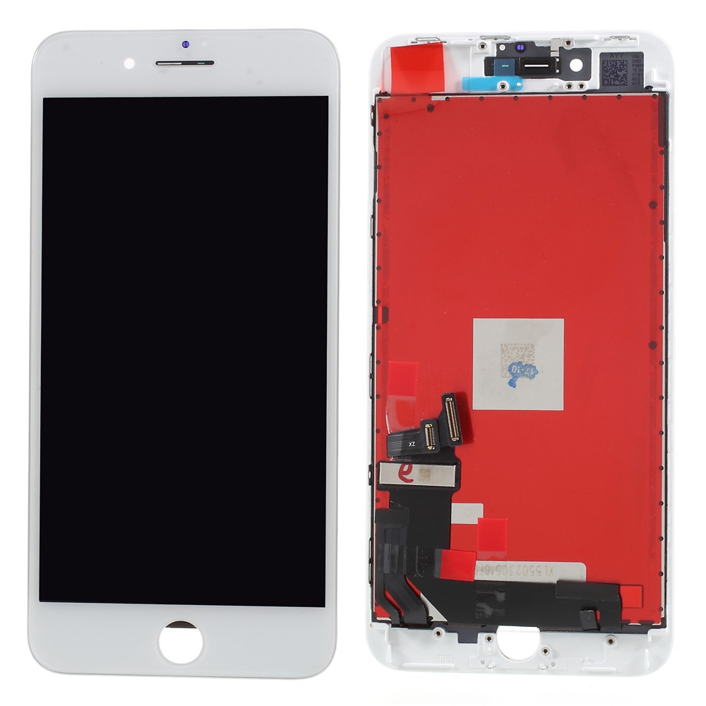 Tela LCD De Alta Qualidade E Peça Do Conjunto Digitador Com Moldura Para Iphone 8 Mais 5,5 Polegadas (380-450cd / M2 Brilho + Visão Completa) - Branco-1