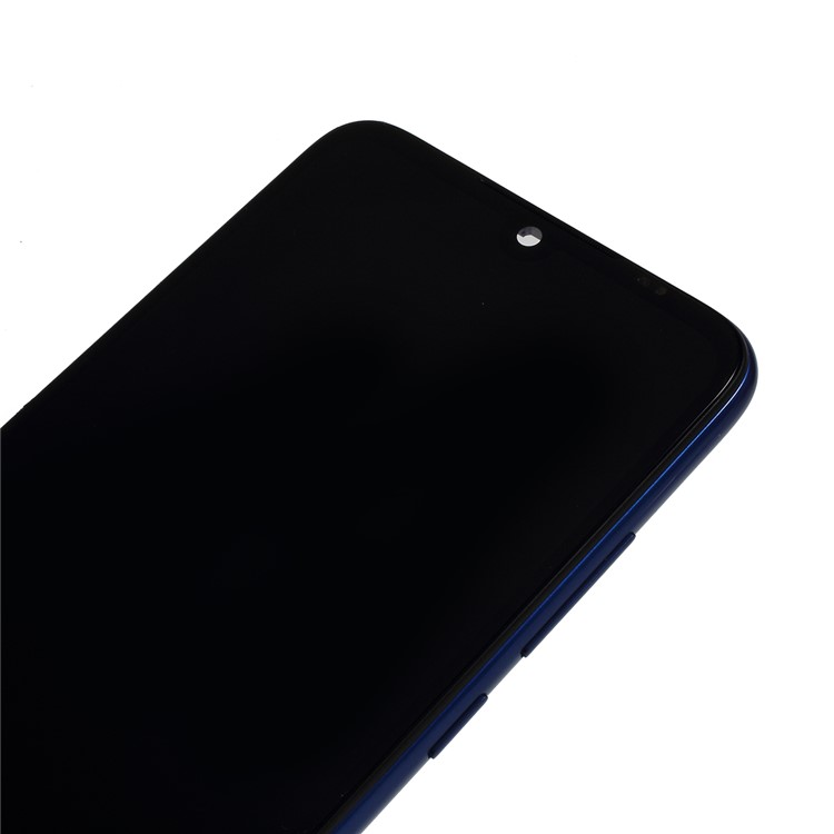 Montagem De Tela E Digitalizador + Peça De Substituição De Quadro Para Xiaomi Redmi Note 7 - Azul-2