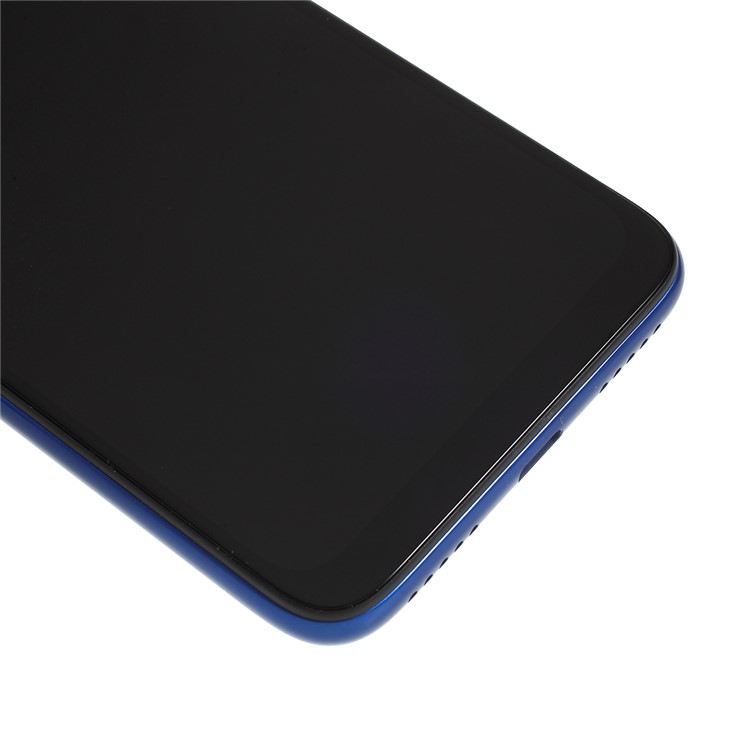 Montagem De Tela E Digitalizador + Peça De Substituição De Quadro Para Xiaomi Redmi Note 7 - Azul-3