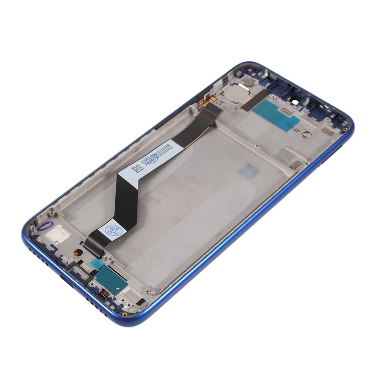 Montagem De Tela E Digitalizador + Peça De Substituição De Quadro Para Xiaomi Redmi Note 7 - Azul-5