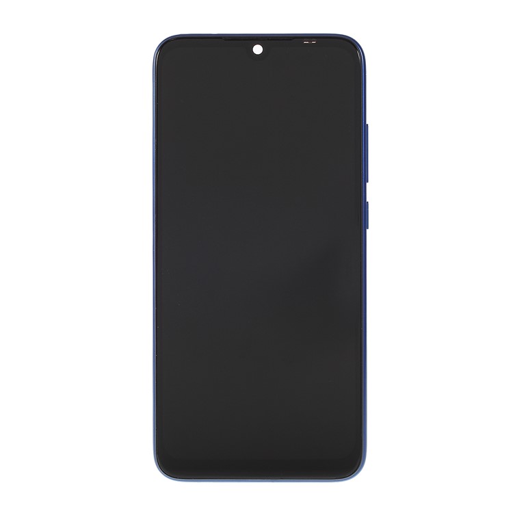 Montagem De Tela E Digitalizador + Peça De Substituição De Quadro Para Xiaomi Redmi Note 7 - Azul-7