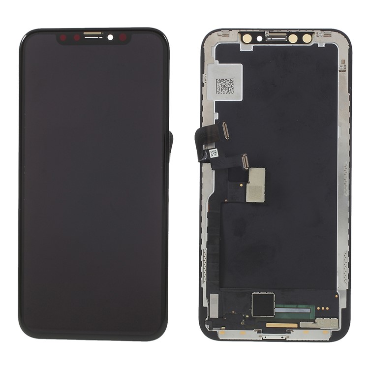 LCD Screen and Digitizer Assembly (Made by China Manufacturer, TFT) + Disassemble Repair Opening Tool Kit for iPhone X - White-2