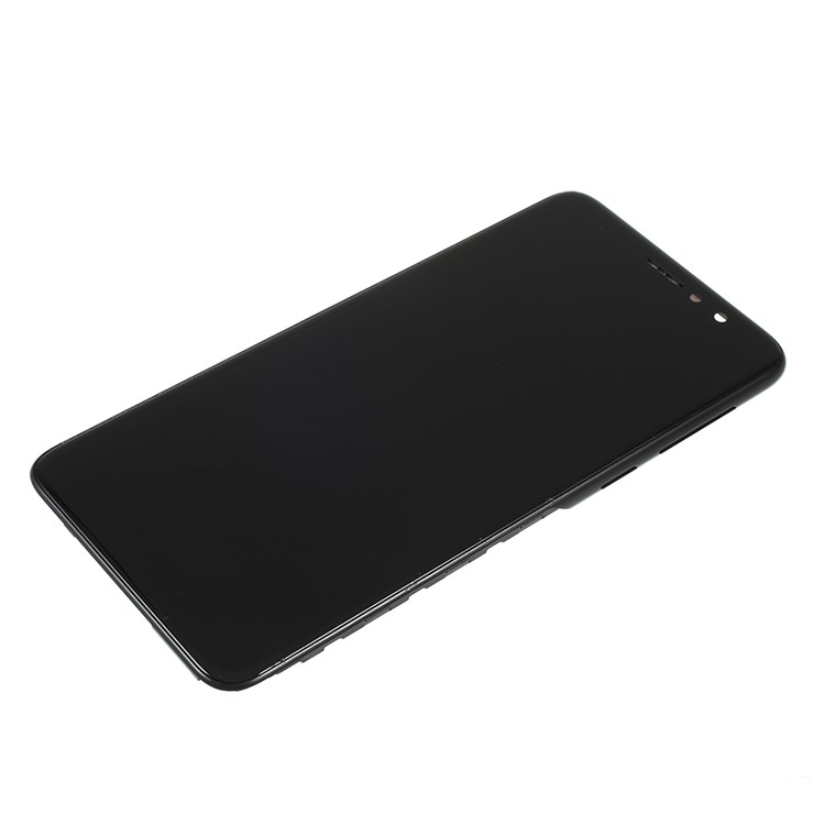 OEM LCD Screen and Digitizer Assembly + Frame for Alcatel 1X (2019) - Black-4