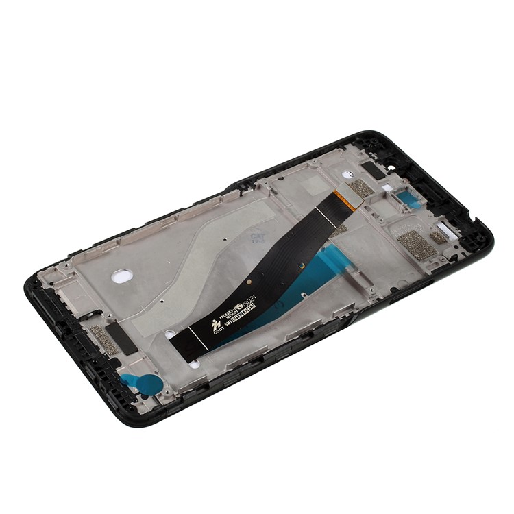 OEM LCD Screen and Digitizer Assembly + Frame for Alcatel 1X (2019) - Black-5