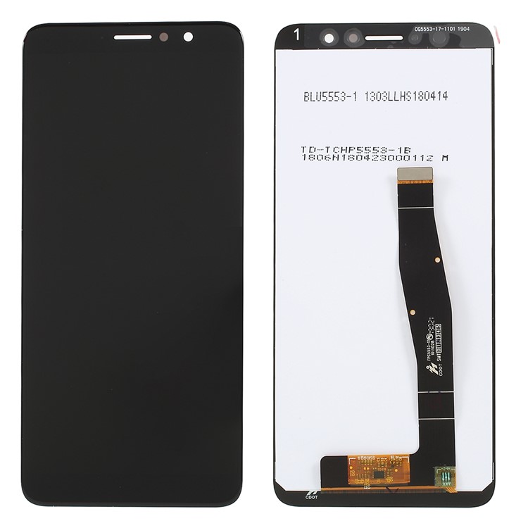 OEM LCD Screen and Digitizer Assembly Replacement Part for Alcatel 1X (2019) - Black-1