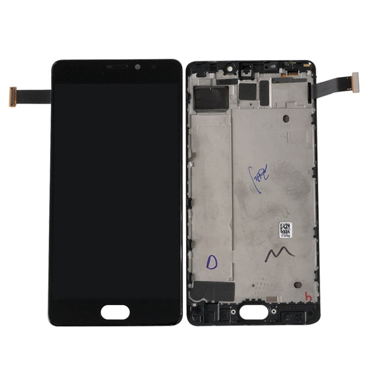 OEM LCD Screen and Digitizer + Assembly Frame Part Replacement for Meizu PRO 7 Plus - Black-1