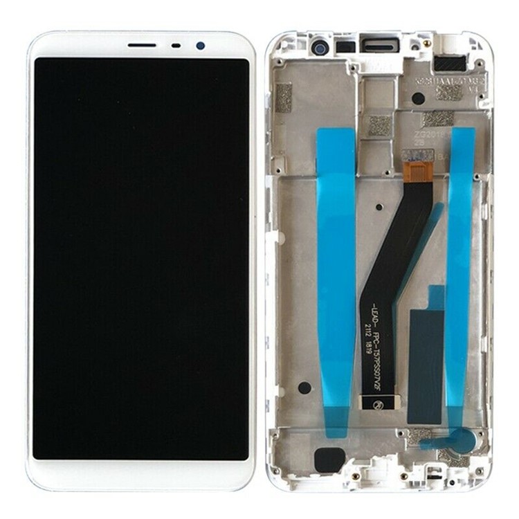 OEM LCD Screen and Digitizer + Assembly Frame Part Replacement for Meizu M6T M811Q - White-1