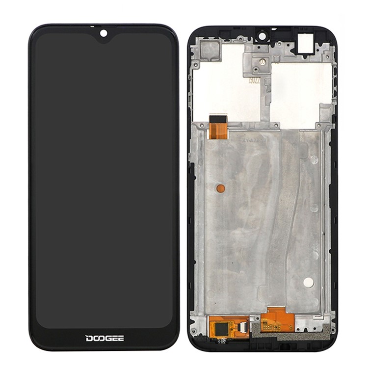 OEM LCD Screen and Digitizer + Assembly Frame Part Replacement for Doogee Y8-1