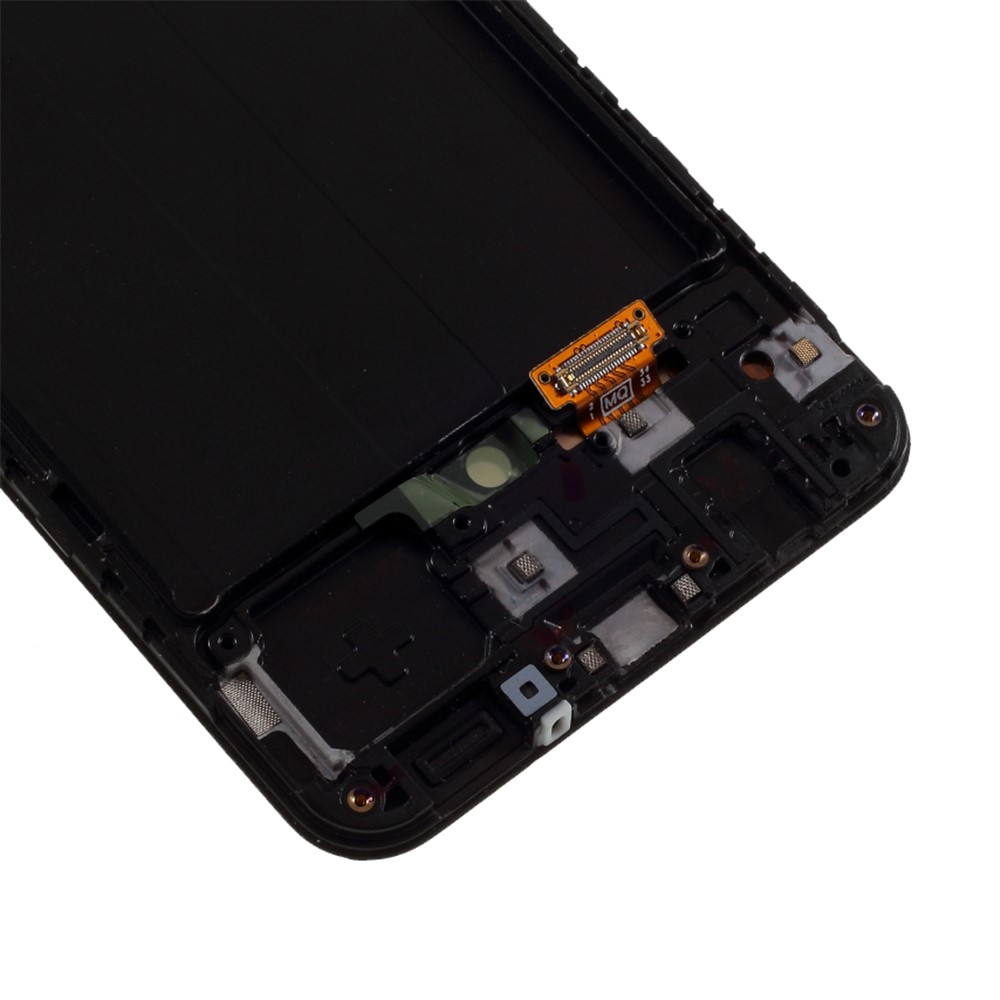 Tela LCD E Digitalizador OEM + Peça Do Quadro De Montagem Para Samsung Galaxy A50 A505 SM-A505F - Preto-3