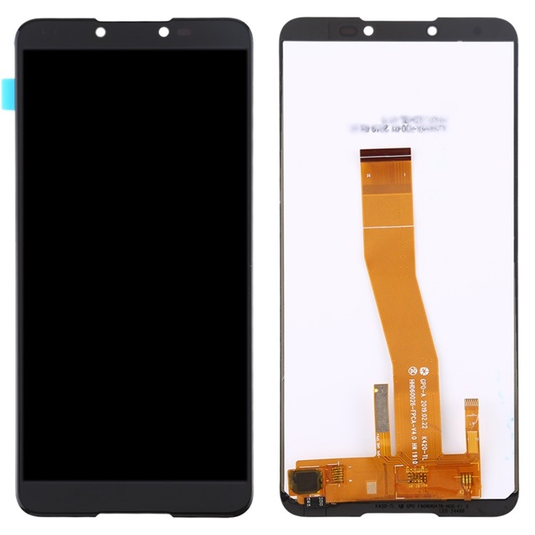 OEM LCD Screen and Digitizer Assembly Replacement Part for wiko Y70 - Black-1