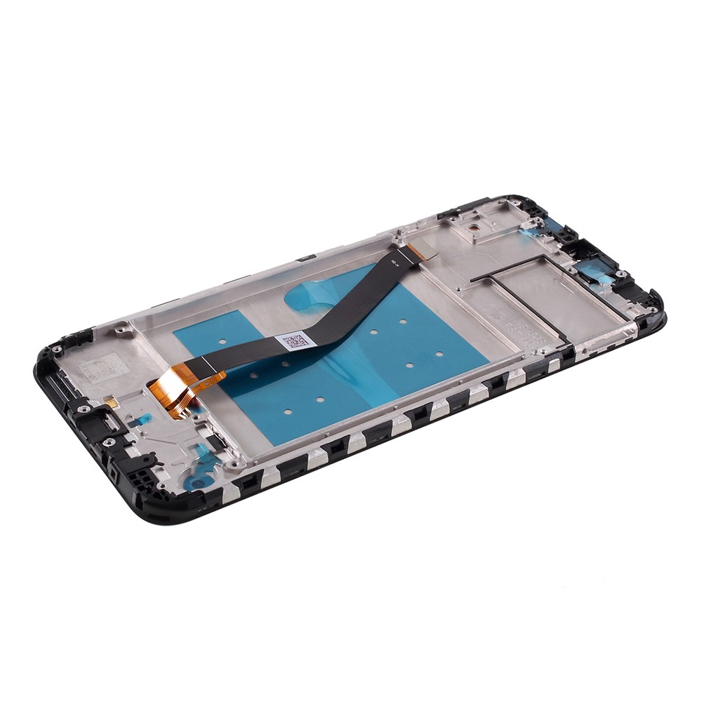 Assembléia de Tela e Digitalizador LCD + Substituição de Quadros Para Huawei Y6 (2019, Com Sensor de Impressão Digital)/y6 Prime (2019)/Y6 Pro (2019) - Preto