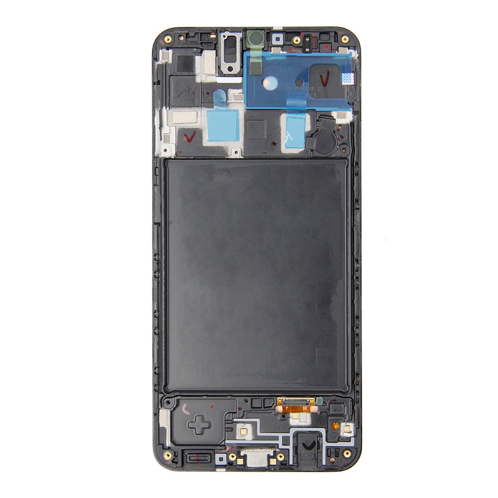 OEM-LCD-Bildschirm Und Analog-Digital Wandler + Rahmenteil Für Samsung Galaxy A20 SM-A205 - Schwarz-3