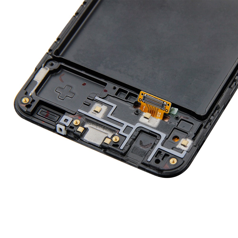 OEM-LCD-Bildschirm Und Analog-Digital Wandler + Rahmenteil Für Samsung Galaxy A20 SM-A205 - Schwarz-5