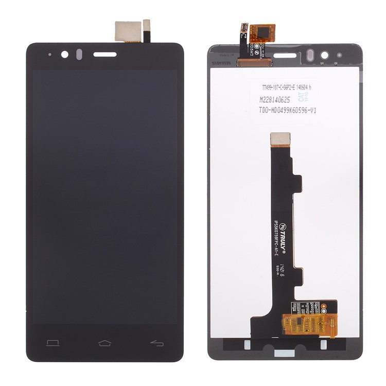 OEM LCD Screen and Digitizer Assembly Replacement Part for BQ Aquaris E5 (0759) - Black-1