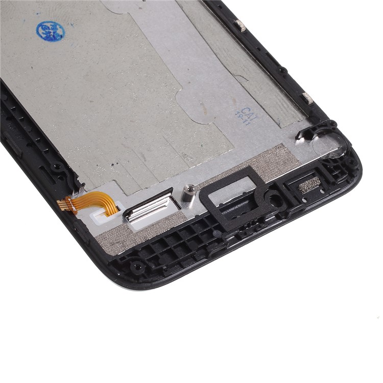 OEM for Alcatel A3 5046 LCD Screen and Digitizer Assembly+Frame Part - Black-3