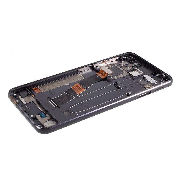 OEM LCD Screen and Digitizer + Assembly Frame Part Replacement for Alcatel Vodafone VDF900 - Black-4