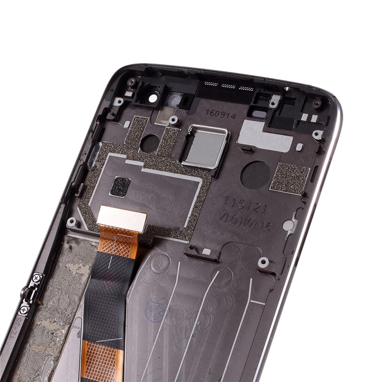 OEM LCD Screen and Digitizer Assembly + Frame Replacing Part for Alcatel Idol 4s / 6070 - Black-2