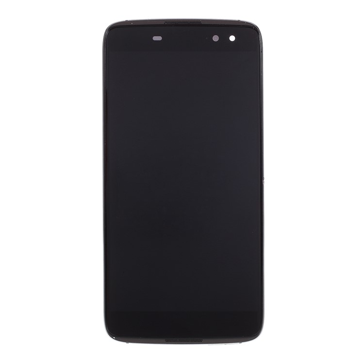 OEM LCD Screen and Digitizer Assembly + Frame Replacing Part for Alcatel Idol 4s / 6070 - Black-6