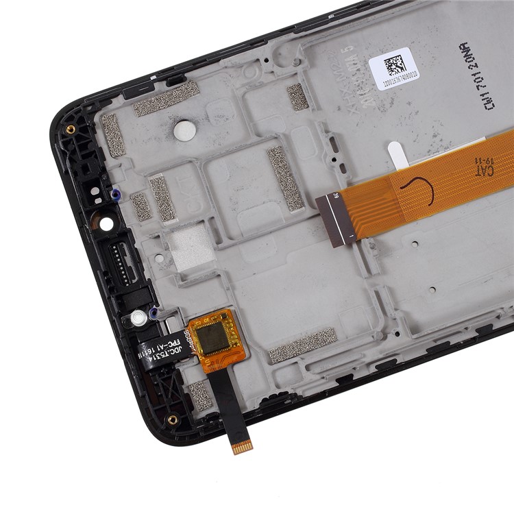 OEM LCD Screen and Digitizer Assembly + Frame for Alcatel Pixi 4 (6) 4G/9001 - Black-4